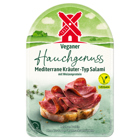 4000405003251 Veganer Mühlen Hauchgenuss Salami 70g