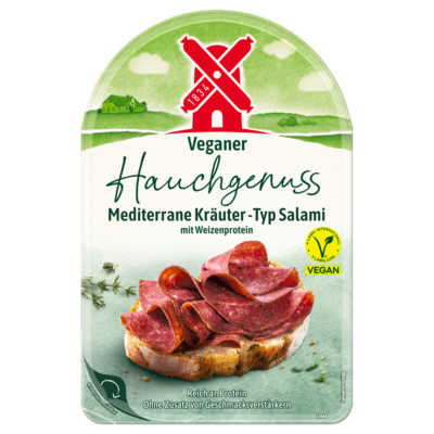4000405003251 Veganer Mühlen Hauchgenuss Salami 70g 2