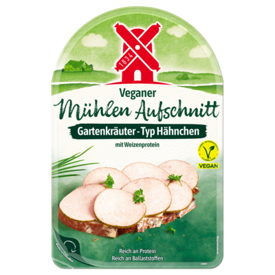 4000405003404 Veganer Mühlen Aufschnitt Gartenkräuter 70g 2