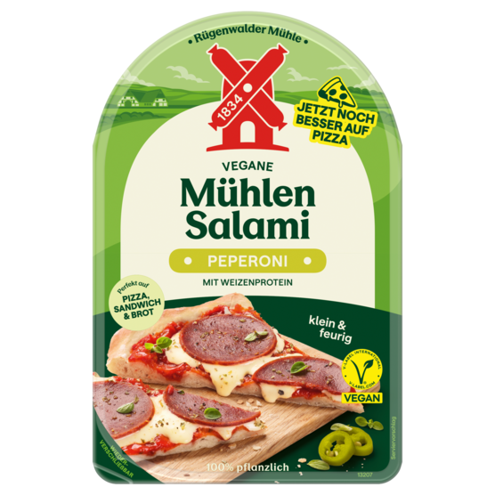 4000405002971 Vegane Mühlen Salami Peperoni 80g 7