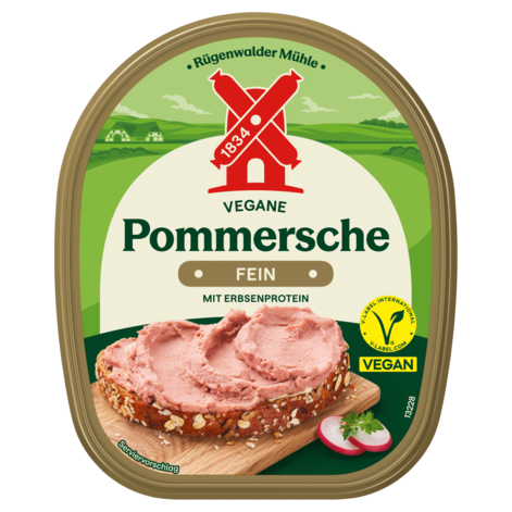 4000405002353 Vegane Pommersche Fein Becher 125g Front