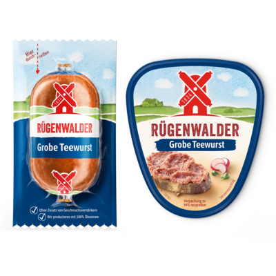 Ruegenwalder Teewurst grob kombi