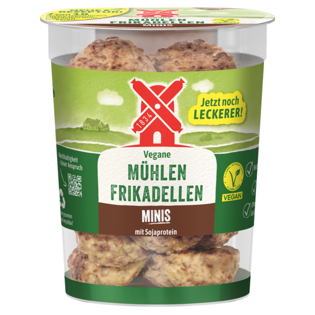 4000405001684 vegane muehlen frikadellen klassich MINIS 165g front ab 20250331