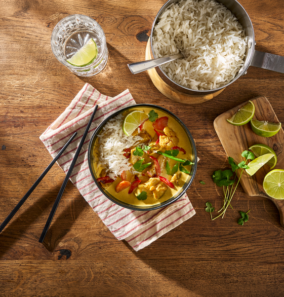 Vegane Muehlen Chunks Indian Curry ohne Packshots
